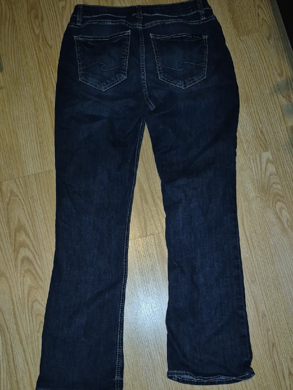 Womens Silver The Curvy High Bootcut Jeans..size 8x31